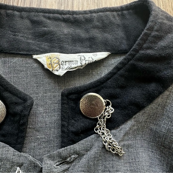 Vintage 1960-1970s Berma Pride Bud Berma Button Bomber Sport Jacket Medium USA - Picture 2 of 7